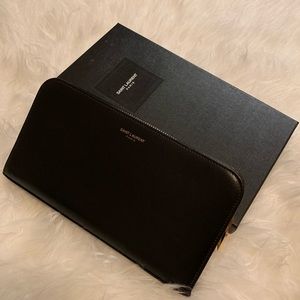 YSL Zipped Around Wallet